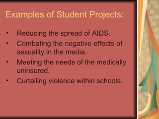 Curtailing Example Structuring Group Projects I | PPT