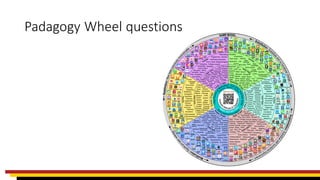 Padagogy Wheel questions
 