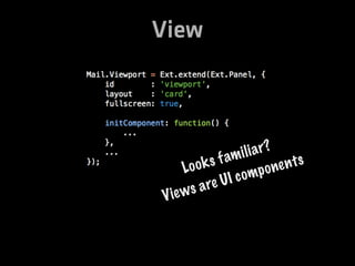 View



                mil iar?
     Lo ok s fa           e n ts
                c om  pon
      s ar e UI
V ie w
 