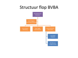 Structuur flop BVBA 