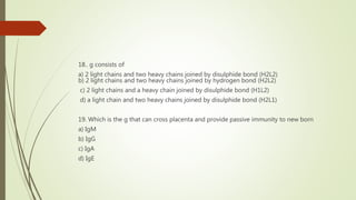 Strucure, functions and genetics of immunoglobulins | PPTX