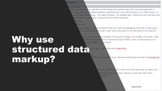Why use
structured data
markup?
 