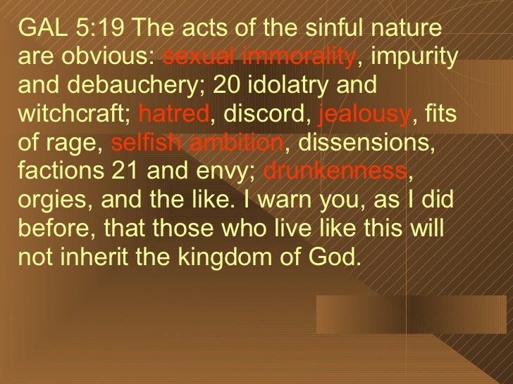 Struggling With Your Sinful Nature