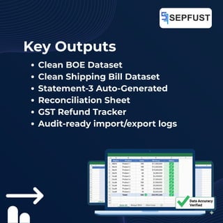 Sepfust Bill of Entry Solutions | Bill of Entry Data Extraction | PDF