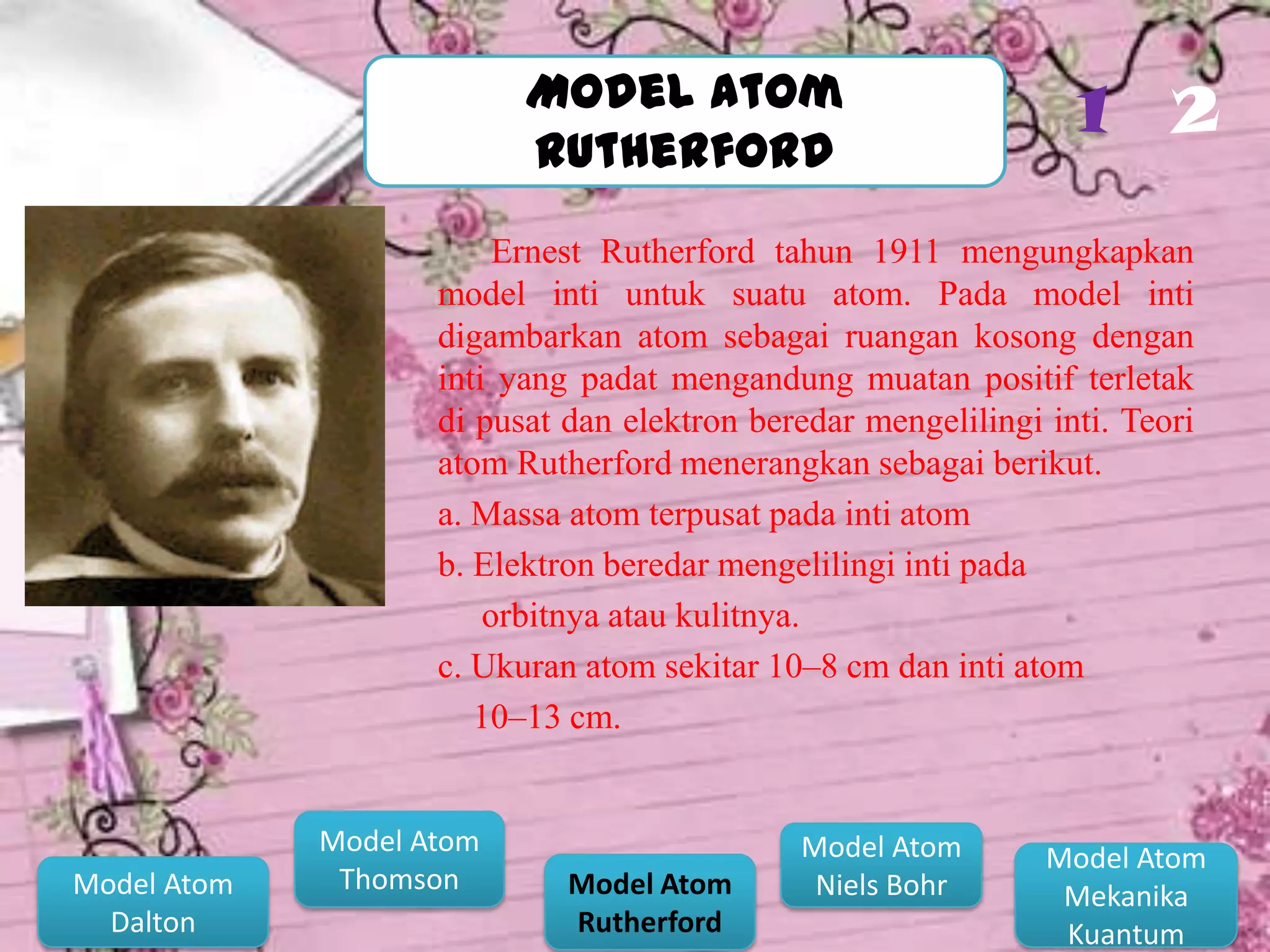 Elektron Rutherford Struktur a tom dan sistem periodik unsur (1) | PPTX