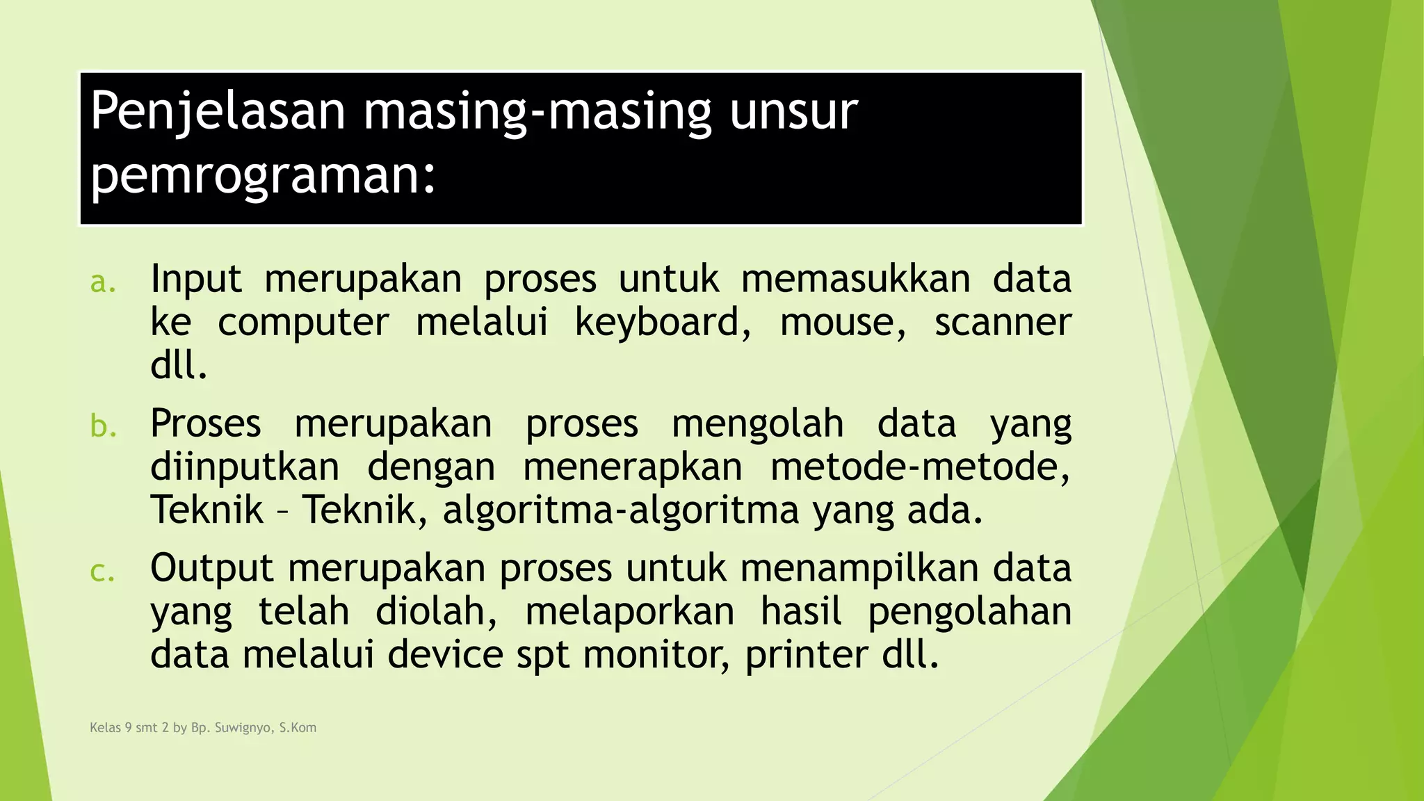Struktur algoritma | PPT
