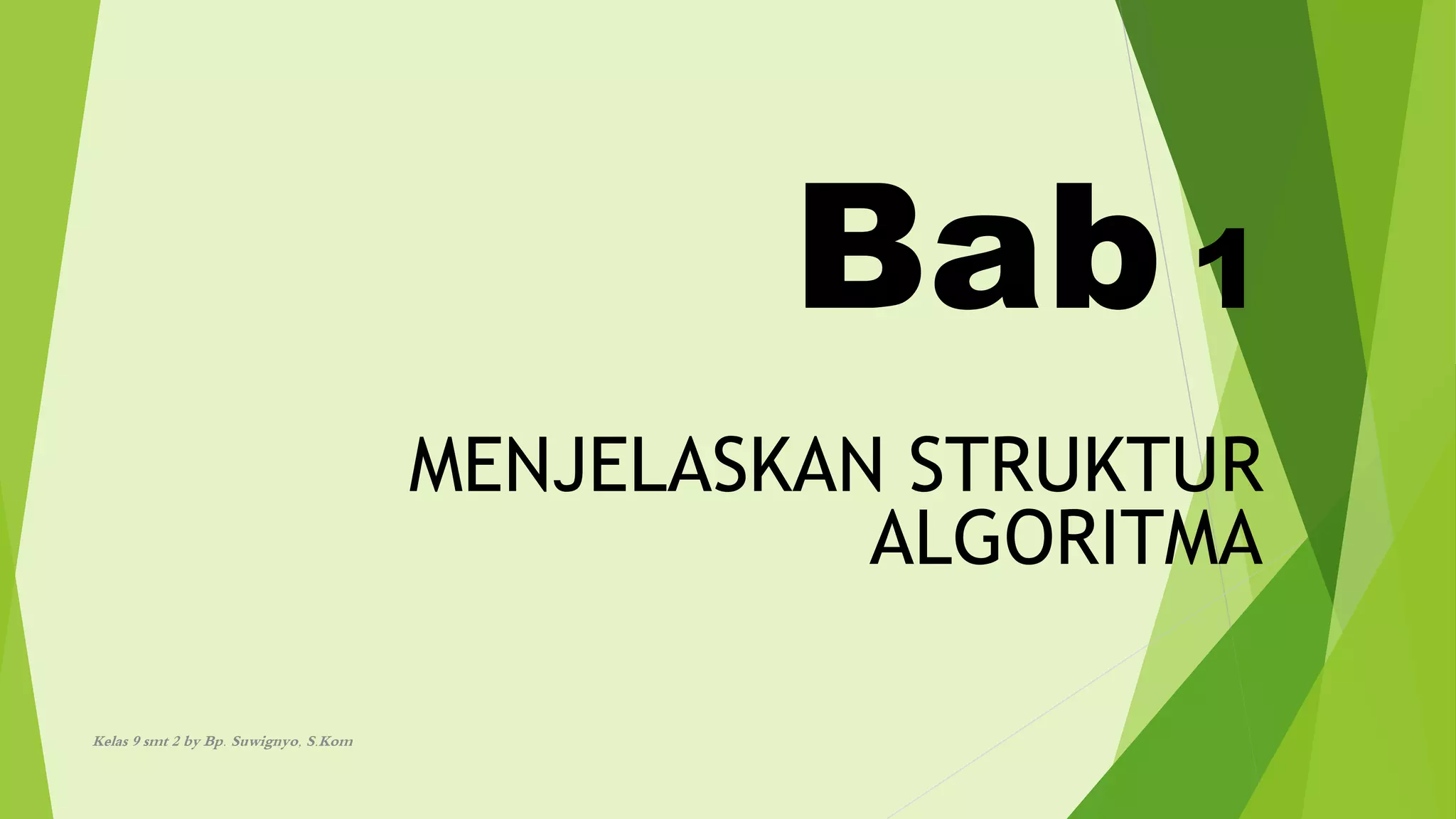 Struktur algoritma | PPT