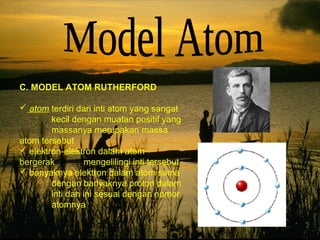 Elektron Rutherford Struktur atom | PPT