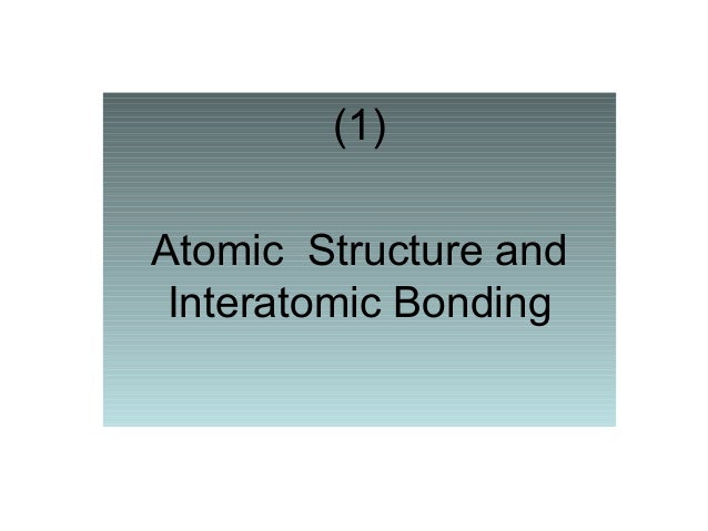 Struktur Atom Dan Ikatan Antar Atom