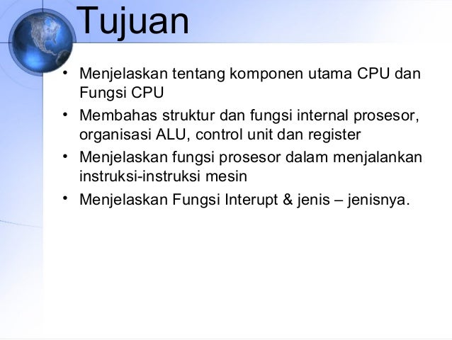 Struktur CPU Struktur CPU