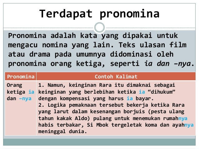 Struktur dan kaidah teks ulasan film/drama