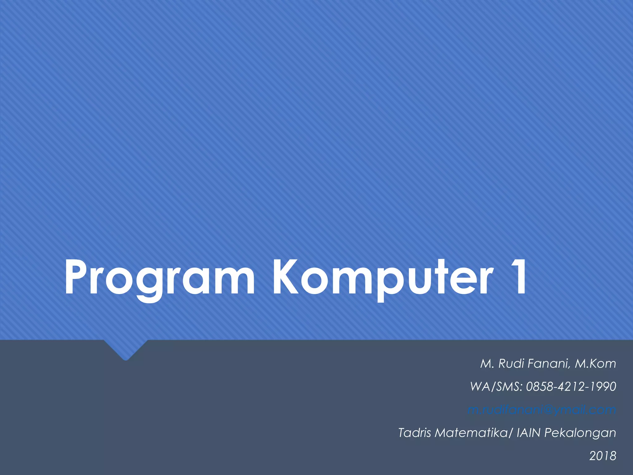 Struktur dan notasi algoritma dengan flowchart | PPT