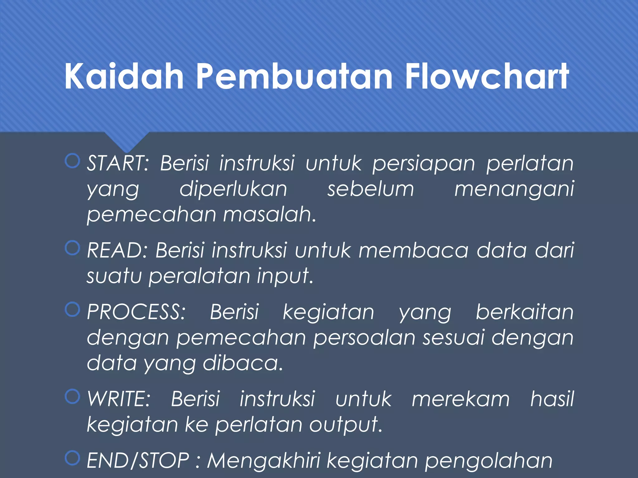 Struktur dan notasi algoritma dengan flowchart | PPT