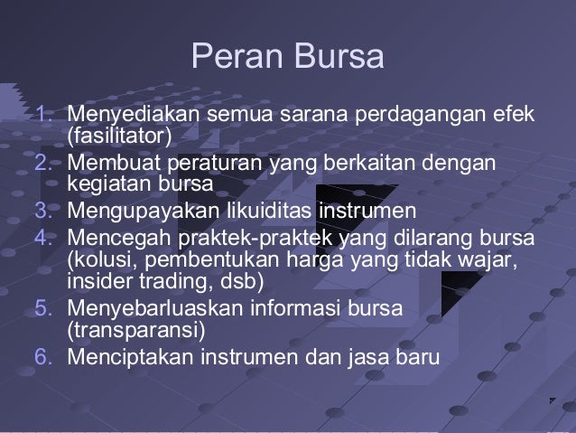 Sistem perdagangan elektronik pasar keuangan