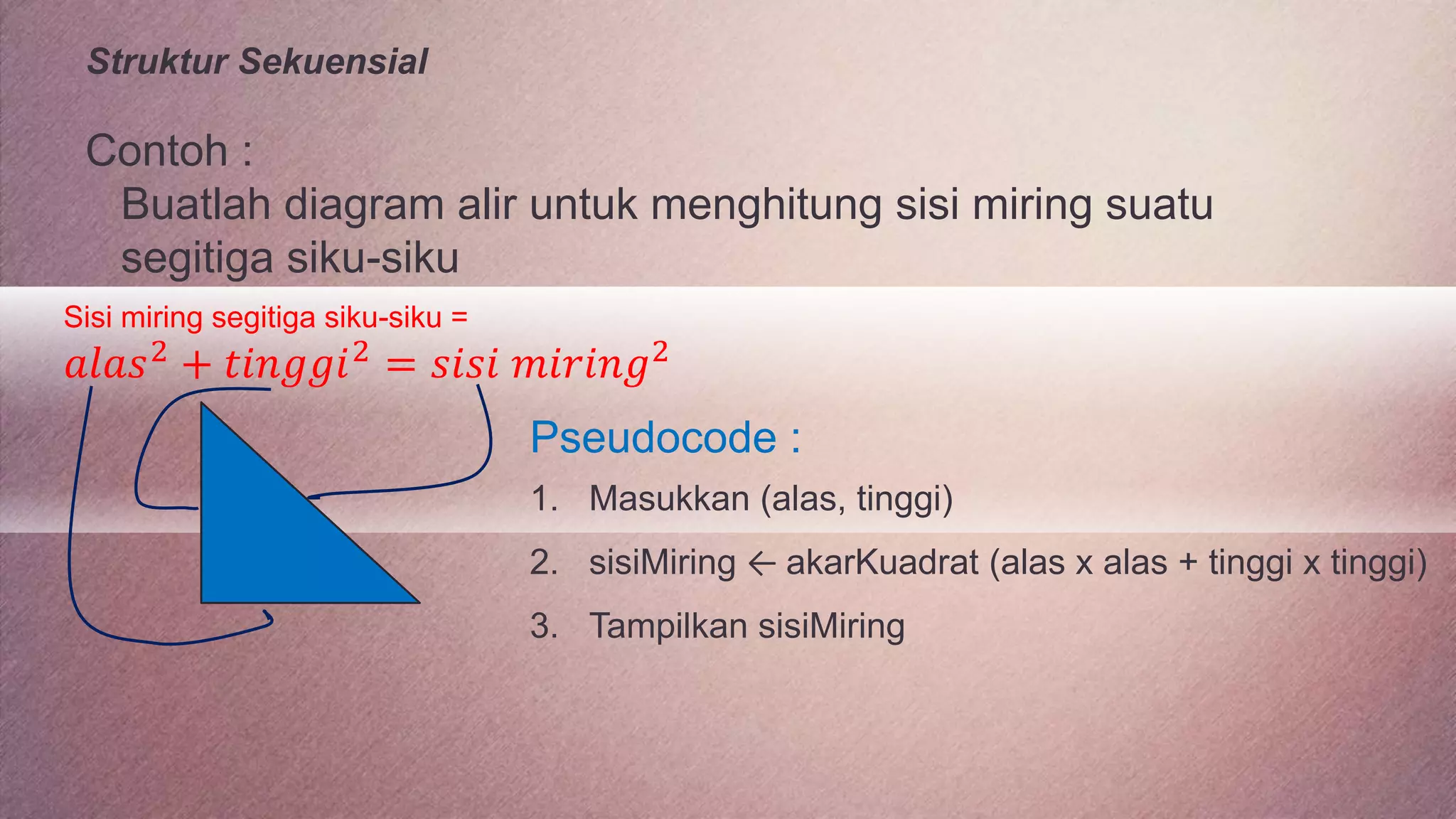 Struktur dasar algoritma | PPTX