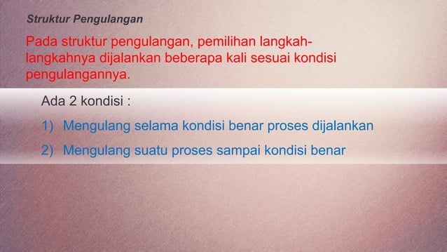 Struktur dasar algoritma | PPTX