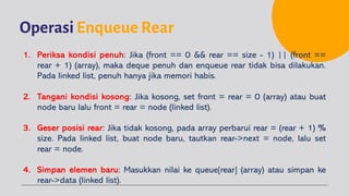 Struktur Data - 8 Circular & Double-Ended Queue | PDF