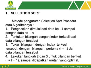 Pertemuan 11 Sorting | PDF