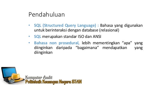 Struktur database akuntansi