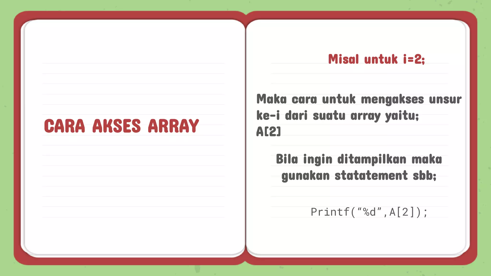 Struktur data pert 2 array dan pointer | PPT