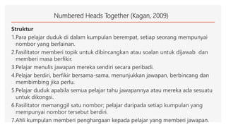 Struktur pembelajaran koperatif | PPTX