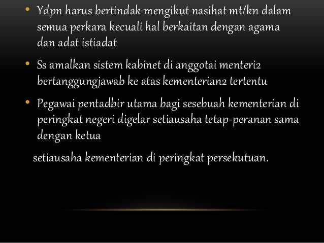 Struktur Pentadbiran Kerajaan Kerajaan Negeri Sabah Dan Sarawak
