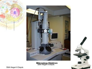 Budi Mulyana, S.Pd SMA Negeri 2 Aikmel
Mikroskop Elektron
SMA Negeri 6 Depok
SMA Negeri 6 Depok
 