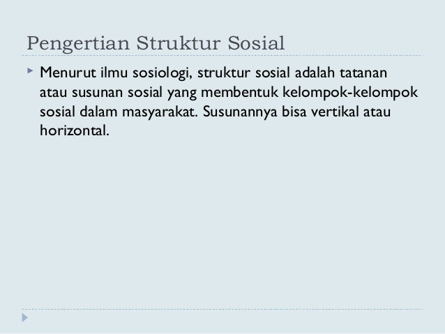 Struktur Sosial