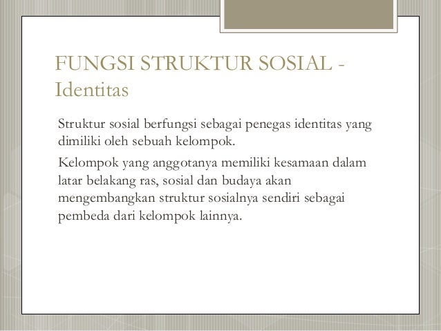 Struktur Sosial - IPS SMK XI (KTSP)