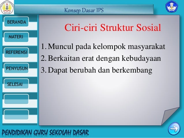 Struktur Sosial Pranata Sosial Dan Proses Sosial Konsep Dasar Ips Pg