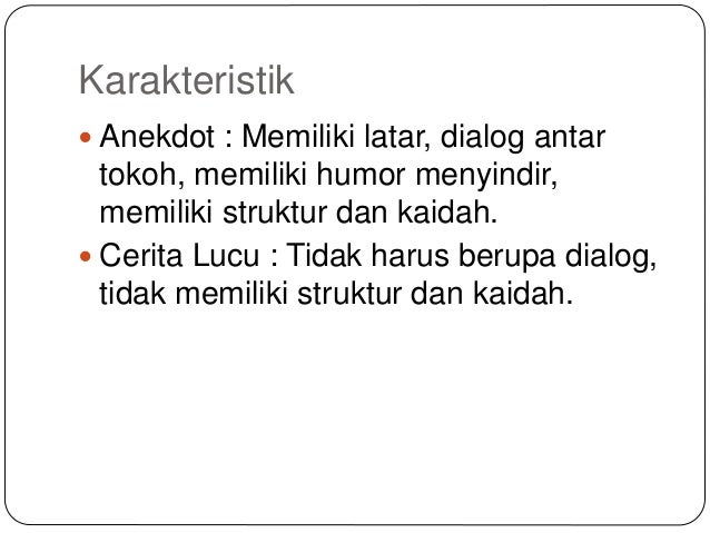 Struktur teks anekdot