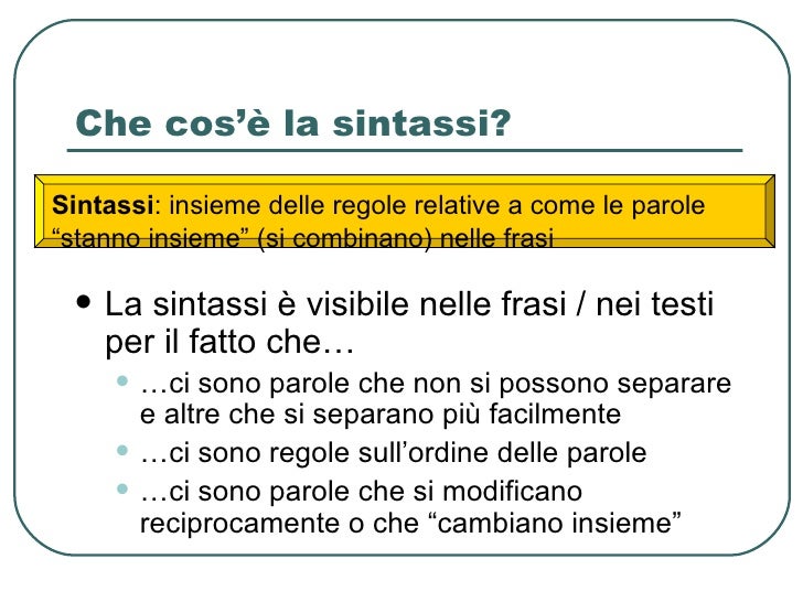 Insieme In Analisi Grammaticale Cos è