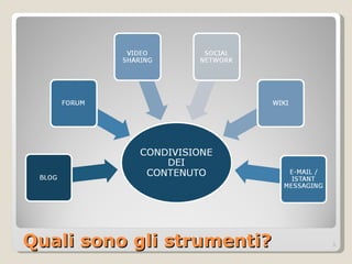 Quali sono gli strumenti? 