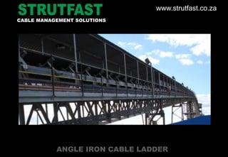 ANGLE IRON CABLE LADDER
CABLE MANAGEMENT SOLUTIONS
www.strutfast.co.za
 