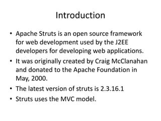 Struts introduction | PPT