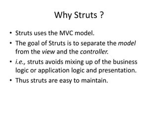 Struts introduction | PPT