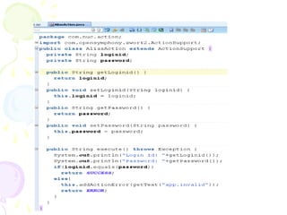 Step-2 Create Action Class
 