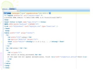 Step -3 Create Wait.jsp
 