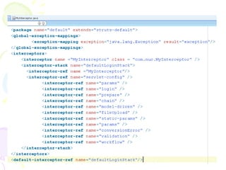 Step -2 Entry in struts.xml file
 