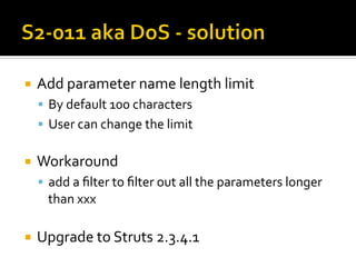 Łukasz Lenart "How secure your web framework is? Based on Apache Struts 2"