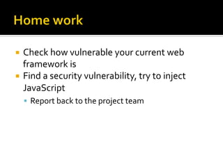Łukasz Lenart "How secure your web framework is? Based on Apache Struts 2"