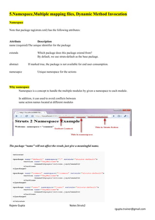 Struts2 notes | PDF