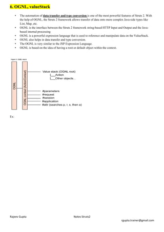 Struts2 notes | PDF