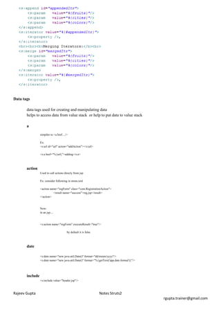 Struts2 notes | PDF