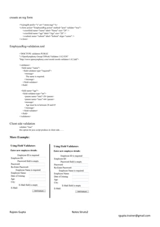 Struts2 notes | PDF