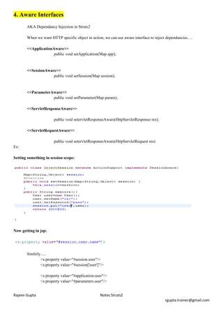 Struts2 notes | PDF