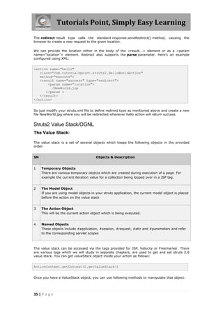 Struts2 tutorial | PDF
