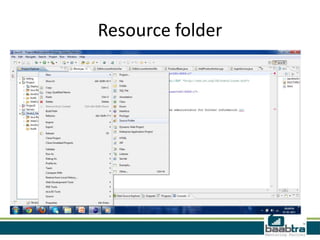 Resource folder
 