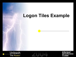 Logon Tiles Example 