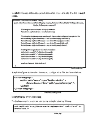 Struts notes | DOCX